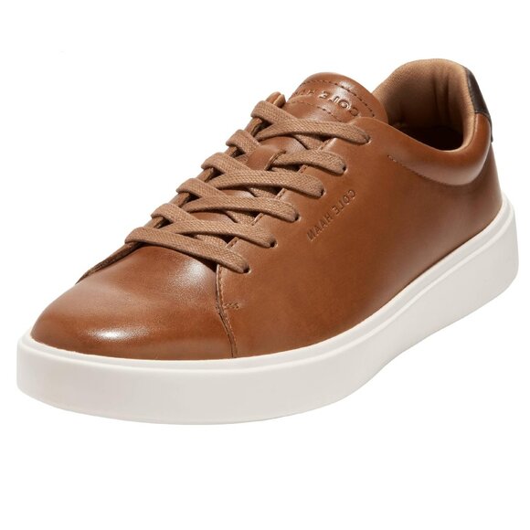 Cole Haan Men's Grand Crosscourt Traveler Sneaker, British Tan/Dark Chocolate - Picture 1 of 1